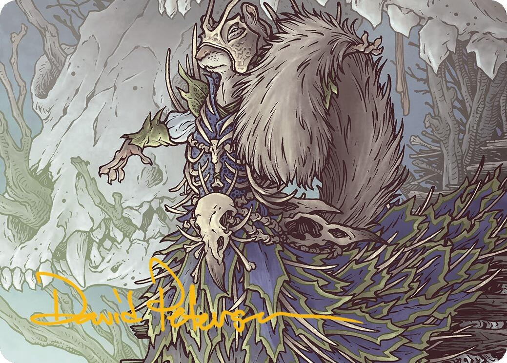 Image for Camellia, the Seedmiser Art Card (Gold-Stamped Signature) (Art Series: Bloomburrow) (47) - Magic: The Gathering