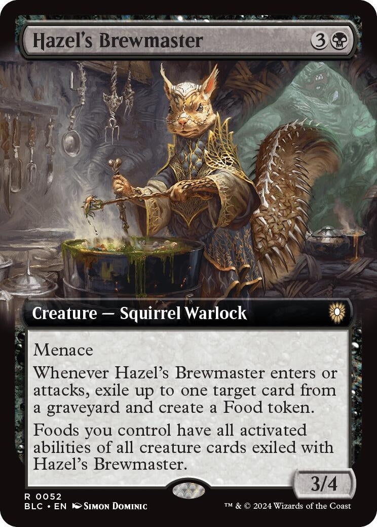 Image for Hazel's Brewmaster (Extended Art) (Commander: Bloomburrow) (52) - Magic: The Gathering