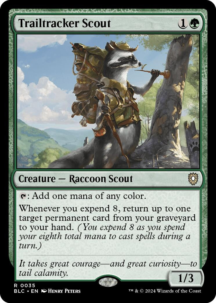 Image for Trailtracker Scout (Commander: Bloomburrow) (35) - Magic: The Gathering