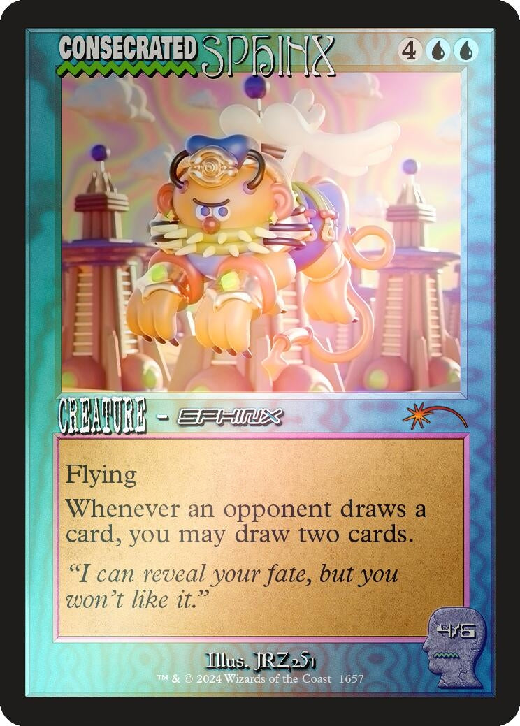 Image for Consecrated Sphinx (1657) (Rainbow Foil) (Secret Lair Drop Series) (1657) - Magic: The Gathering