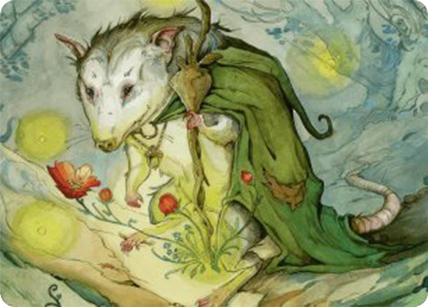Image for Tender Wildguide Art Card (Art Series: Bloomburrow) (34) - Magic: The Gathering