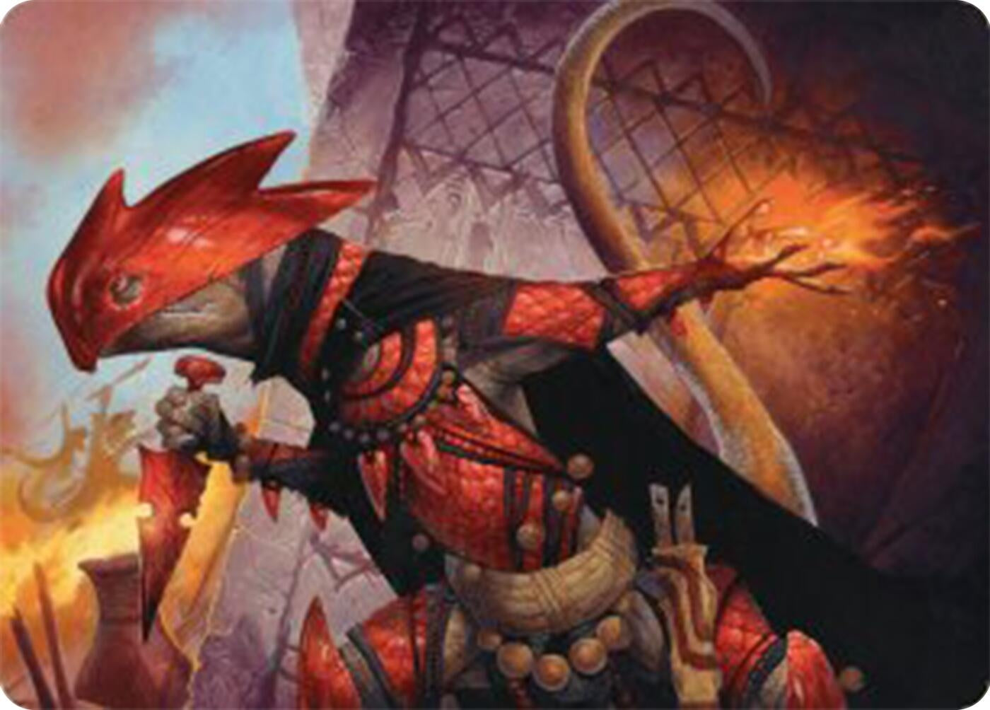 Image for Cindering Cutthroat Art Card (Art Series: Bloomburrow) (26) - Magic: The Gathering