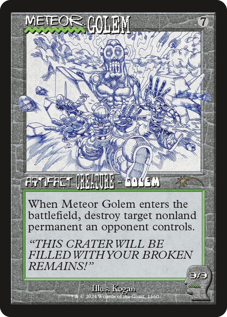 Image for Meteor Golem (1660) (Secret Lair Drop Series) (1660) - Magic: The Gathering