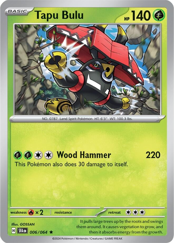 Image for Tapu Bulu (SV: Shrouded Fable) (006/064) - Pokemon