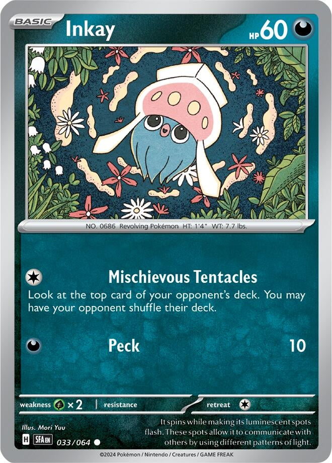 Image for Inkay (SV: Shrouded Fable) (033/064) - Pokemon