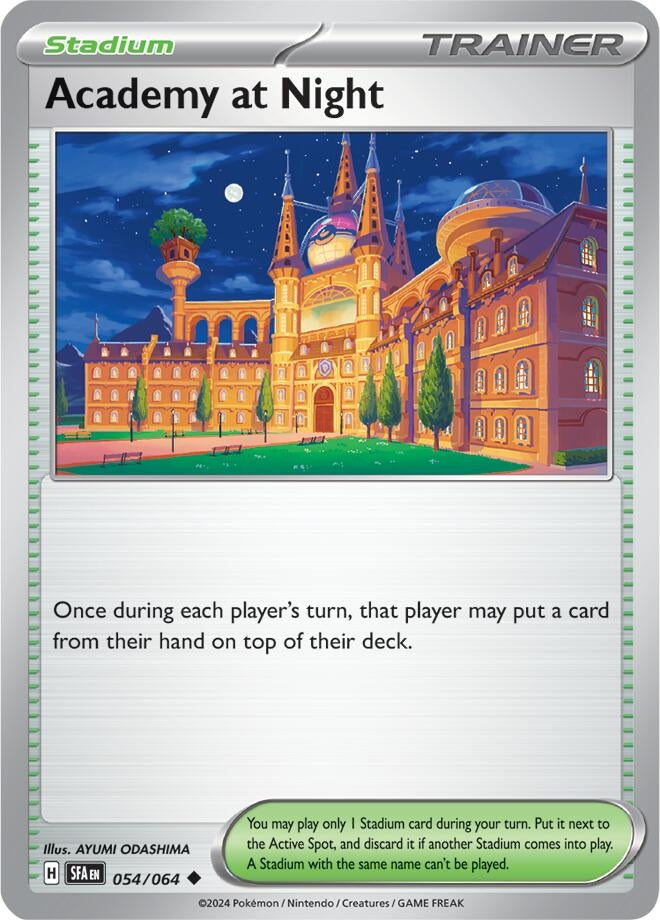 Image for Academy at Night (SV: Shrouded Fable) (054/064) - Pokemon