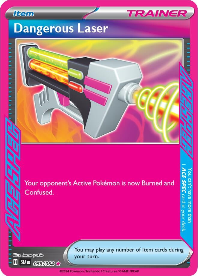 Image for Dangerous Laser (SV: Shrouded Fable) (058/064) - Pokemon