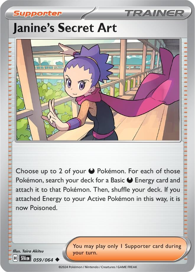 Image for Janine's Secret Art (SV: Shrouded Fable) (059/064) - Pokemon