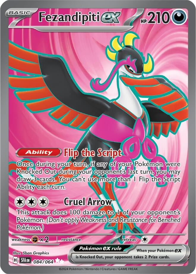 Image for Fezandipiti ex (SV: Shrouded Fable) (084/064) - Pokemon