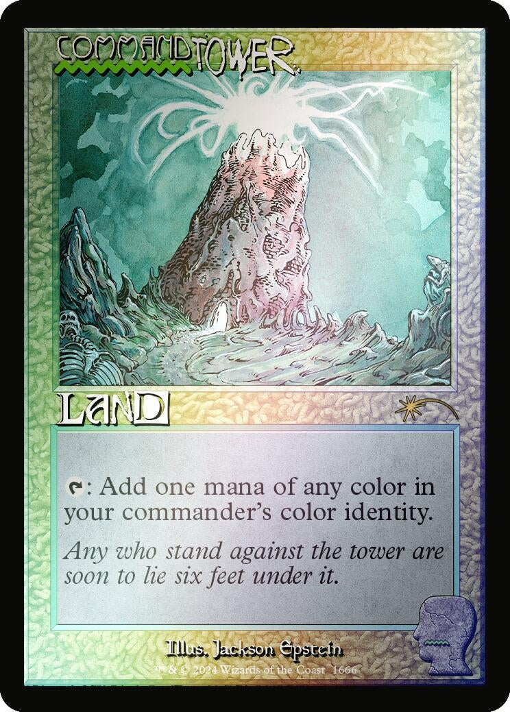 Image for Command Tower (1666) (Rainbow Foil) (Secret Lair Drop Series) (1666) - Magic: The Gathering