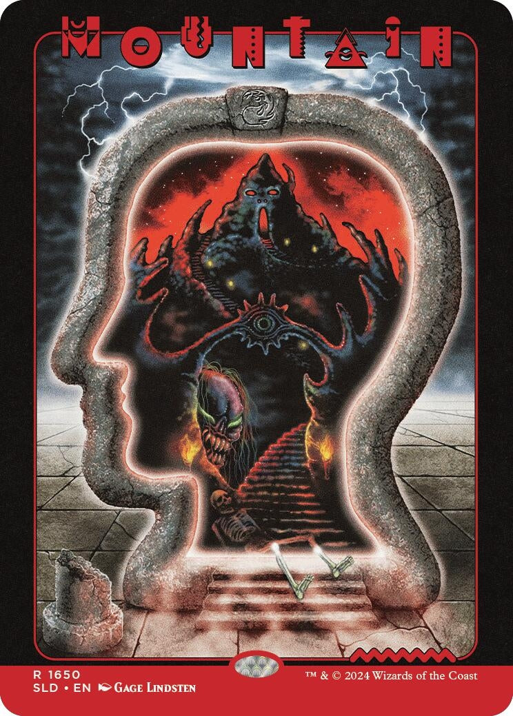 Image for Mountain (1650) (Secret Lair Drop Series) (1650) - Magic: The Gathering