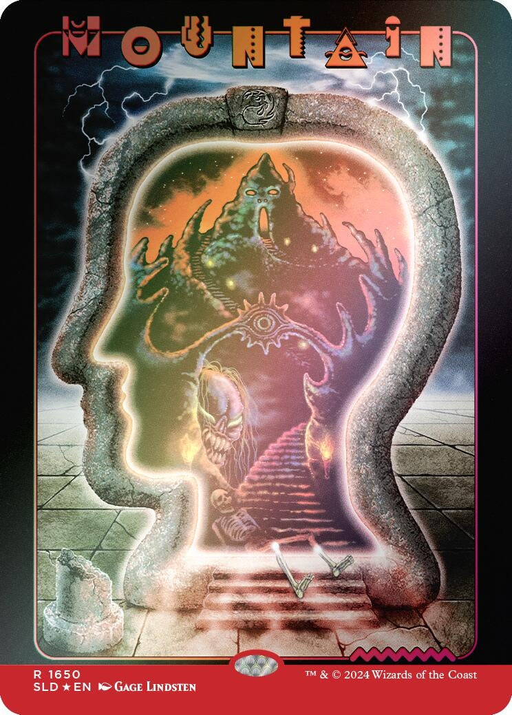 Image for Mountain (1650) (Rainbow Foil) (Secret Lair Drop Series) (1650) - Magic: The Gathering