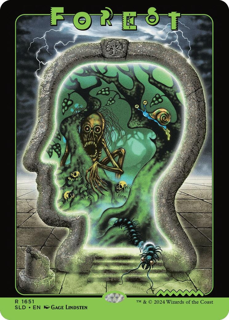 Image for Forest (1651) (Secret Lair Drop Series) (1651) - Magic: The Gathering