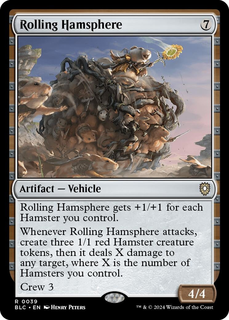 Image for Rolling Hamsphere (Commander: Bloomburrow) (39) - Magic: The Gathering