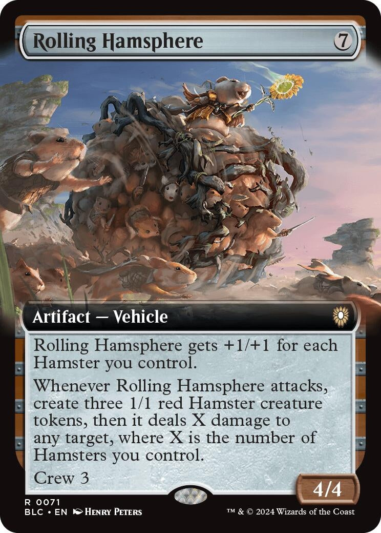 Image for Rolling Hamsphere (Extended Art) (Commander: Bloomburrow) (71) - Magic: The Gathering