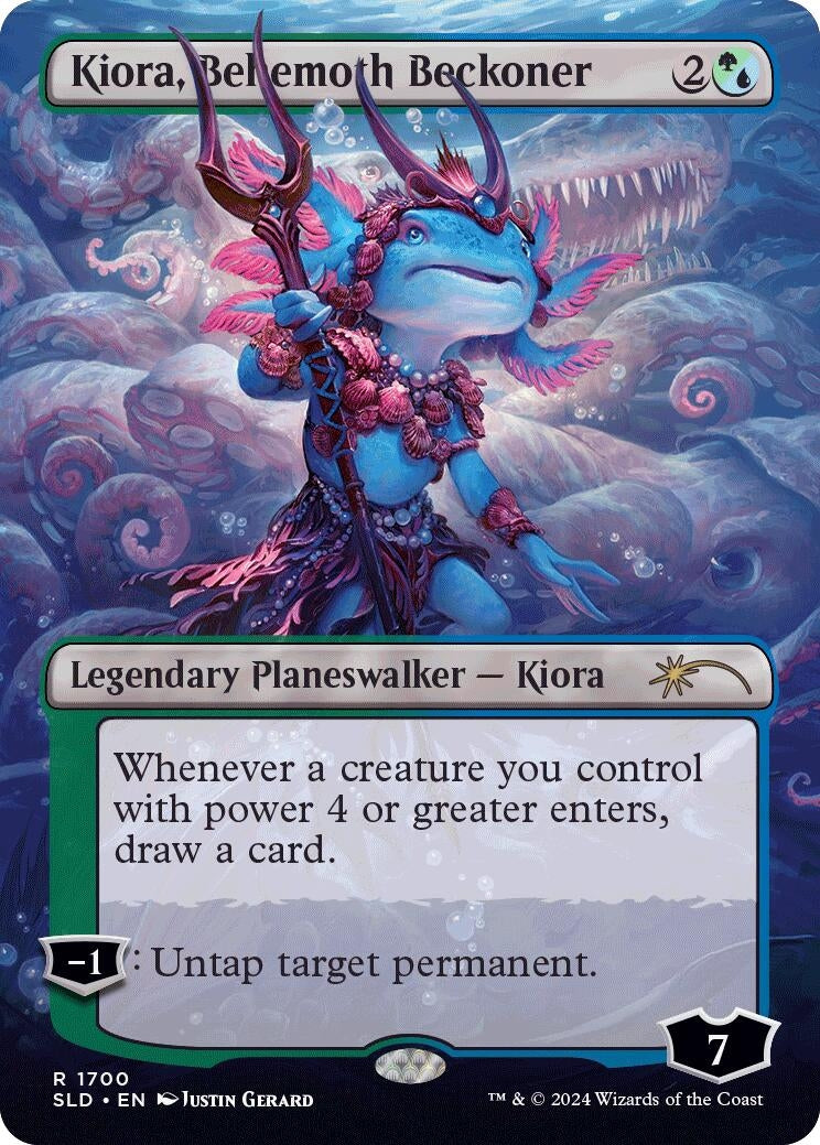 Image for Kiora, Behemoth Beckoner (Secret Lair Drop Series) (1700) - Magic: The Gathering