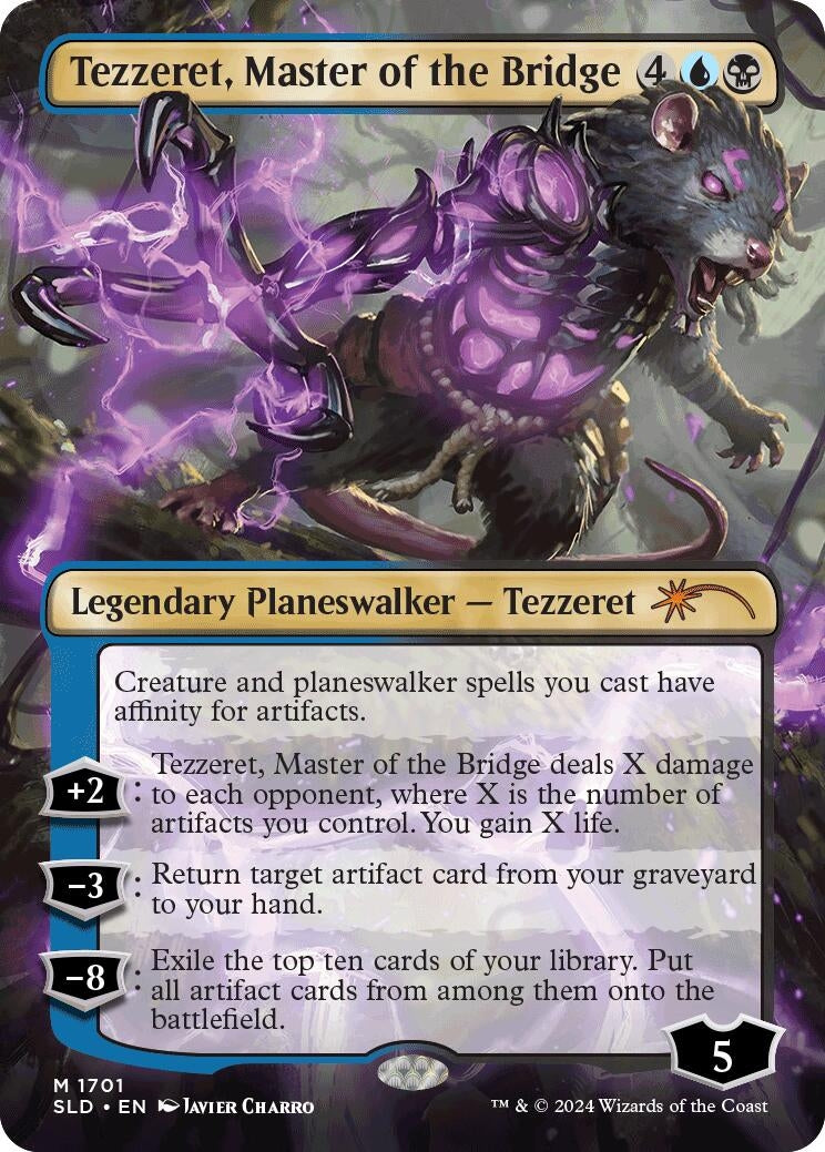 Image for Tezzeret, Master of the Bridge (Secret Lair Drop Series) (1701) - Magic: The Gathering