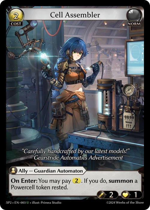 Image for Cell Assembler (Supporter Pack 2) (003) - Grand Archive TCG
