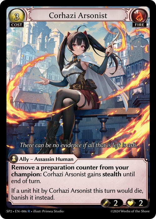 Image for Corhazi Arsonist (Supporter Pack 2) (006) - Grand Archive TCG
