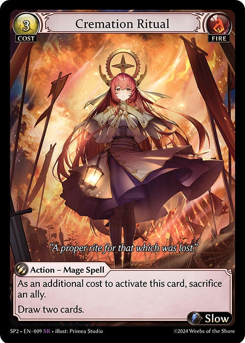Image for Cremation Ritual (Supporter Pack 2) (009) - Grand Archive TCG