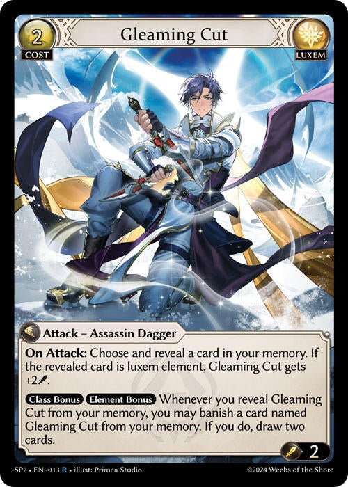 Image for Gleaming Cut (Supporter Pack 2) (013) - Grand Archive TCG