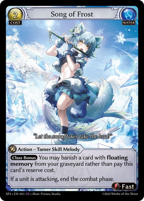 Image for Song of Frost (Supporter Pack 2) (021) - Grand Archive TCG