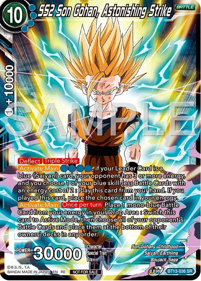 Image for SS2 Son Gohan, Astonishing Strike (Deluxe Pack 2024 Vol.2) (Promotion Cards) (BT13-036) - Dragon Ball Super: Masters