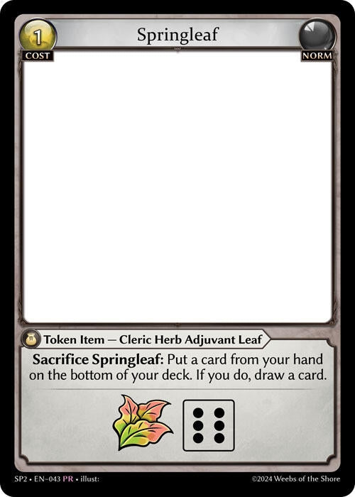 Image for Springleaf (Supporter Pack 2) (043) - Grand Archive TCG