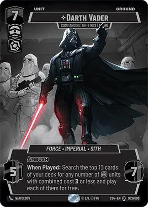 Image for Darth Vader - Commanding the First Legion (2024 Convention Exclusive) (002/006) - Star Wars: Unlimited