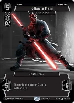 Image for Darth Maul - Revenge at Last (2024 Convention Exclusive) (006/006) - Star Wars: Unlimited