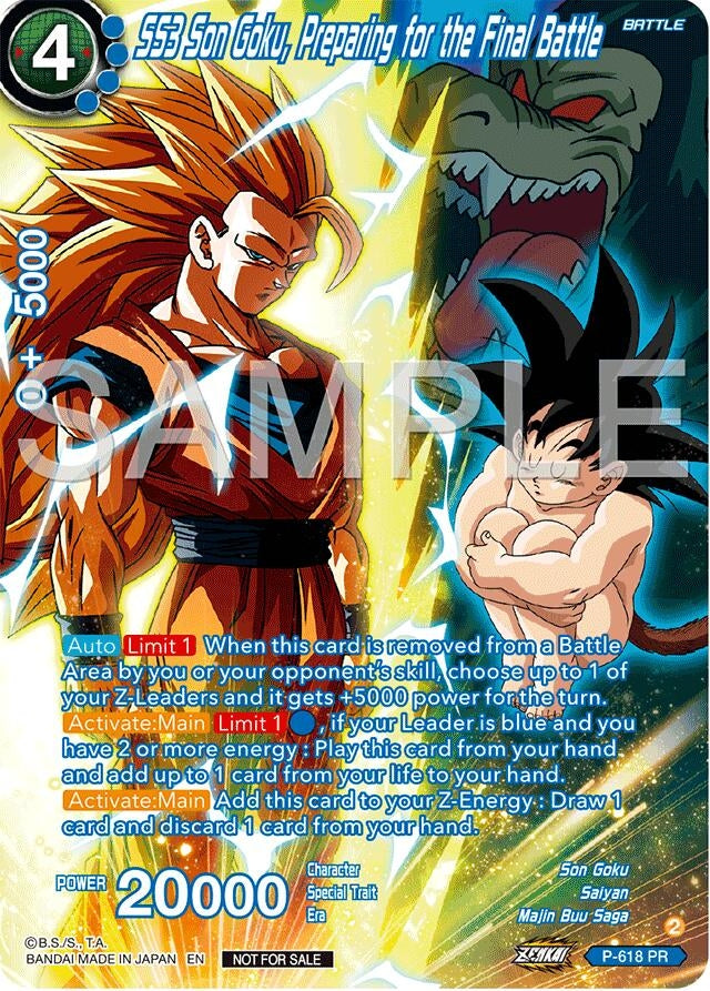 Image for SS3 Son Goku, Preparing for the Final Battle (Full Art) (Deluxe Pack 2024 Vol.2) (Promotion Cards) (P-618) - Dragon Ball Super: Masters