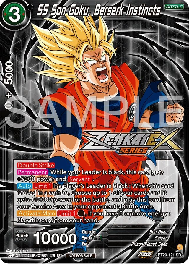 Image for SS Son Goku, Berserk Instincts (Event Pack 15) (Promotion Cards) (BT20-121) - Dragon Ball Super: Masters