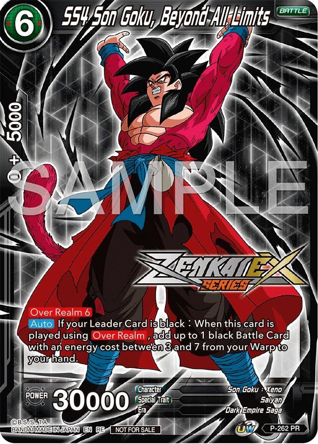 Image for SS4 Son Goku, Beyond All Limits (Event Pack 15) (Promotion Cards) (P-262) - Dragon Ball Super: Masters