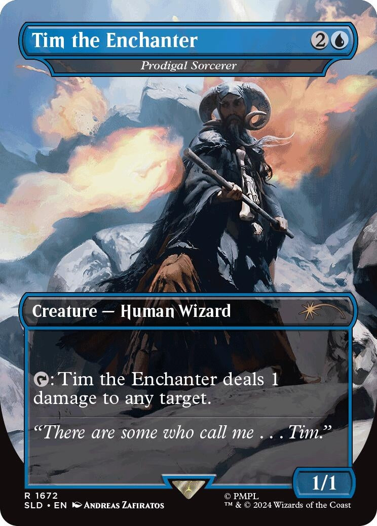 Image for Tim the Enchanter - Prodigal Sorcerer (Secret Lair Drop Series) (1672) - Magic: The Gathering
