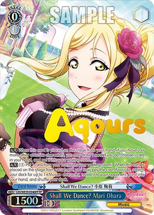 Image for Shall We Dance? Mari Ohara (FP) (Love Live! School Idol Festival Series 10th Anniversary Premium Booster) (LSS/WE39-E046FP FP) - Weiss Schwarz
