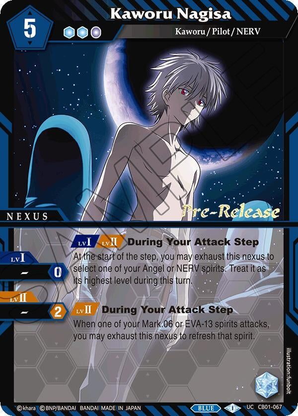 Image for Kaworu Nagisa (Collaboration Booster 01: Halo of Awakening Pre-Release Cards) (CB01-067) - Battle Spirits Saga