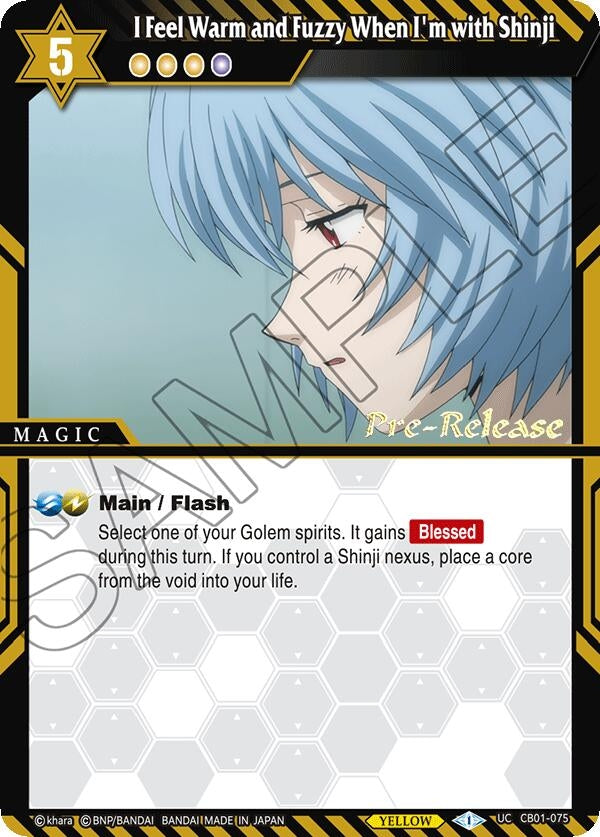 Image for I Feel Warm and Fuzzy When I'm with Shinji (Collaboration Booster 01: Halo of Awakening Pre-Release Cards) (CB01-075) - Battle Spirits Saga