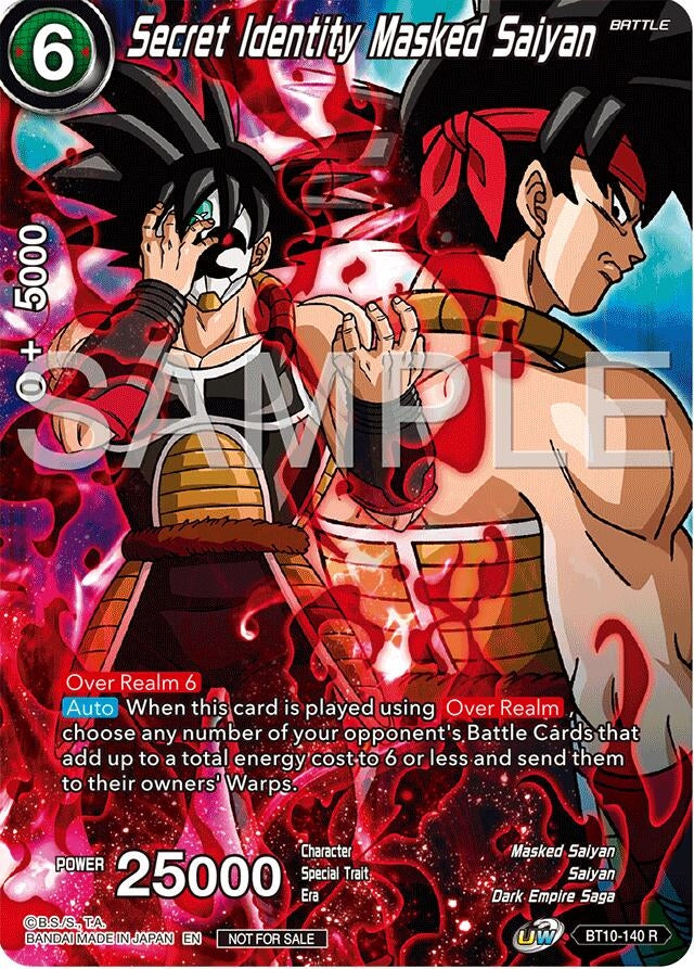 Image for Secret Identity Masked Saiyan (Premium Alt-Art Card Set 2024 Vol.2) (Promotion Cards) (BT10-140) - Dragon Ball Super: Masters