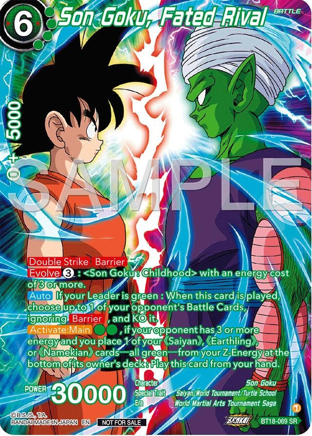 Image for Son Goku, Fated Rival (Premium Alt-Art Card Set 2024 Vol.2) (Promotion Cards) (BT18-069) - Dragon Ball Super: Masters