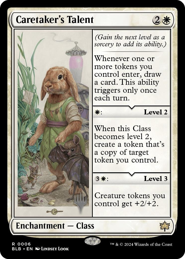 Image for Caretaker's Talent (Promo Pack: Bloomburrow) (6) - Magic: The Gathering