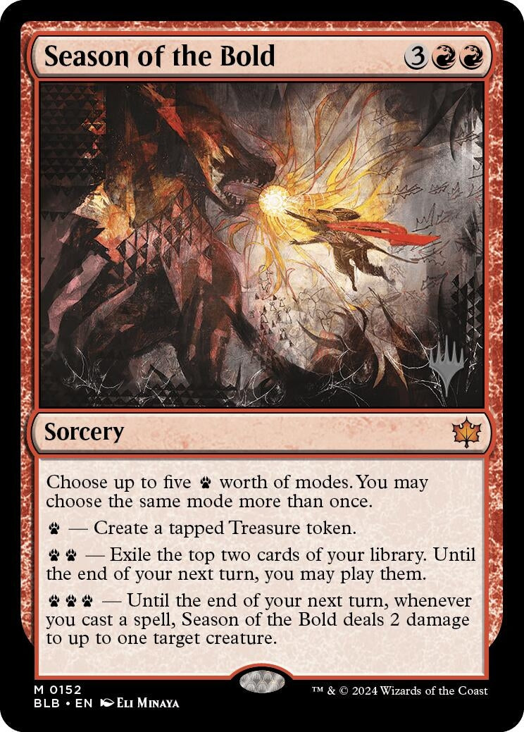 Image for Season of the Bold (Promo Pack: Bloomburrow) (152) - Magic: The Gathering