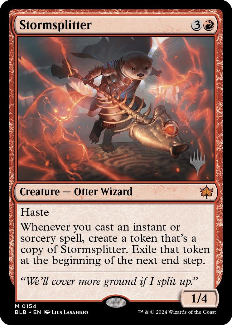 Image for Stormsplitter (Promo Pack: Bloomburrow) (154) - Magic: The Gathering