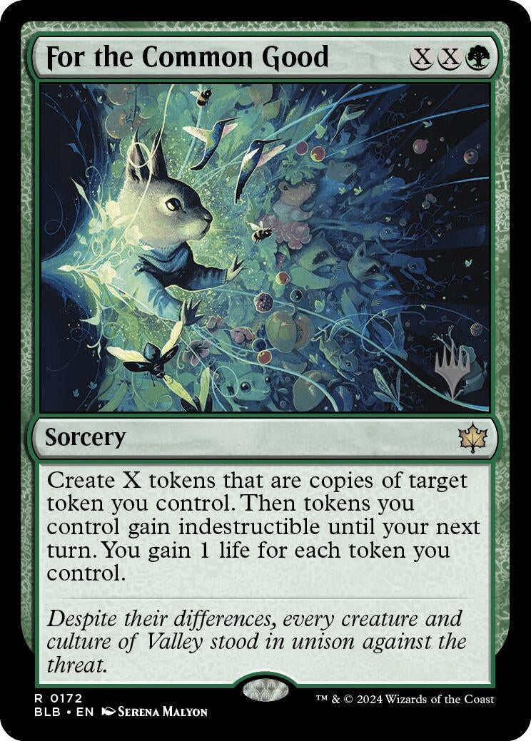 Image for For the Common Good (Promo Pack: Bloomburrow) (172) - Magic: The Gathering