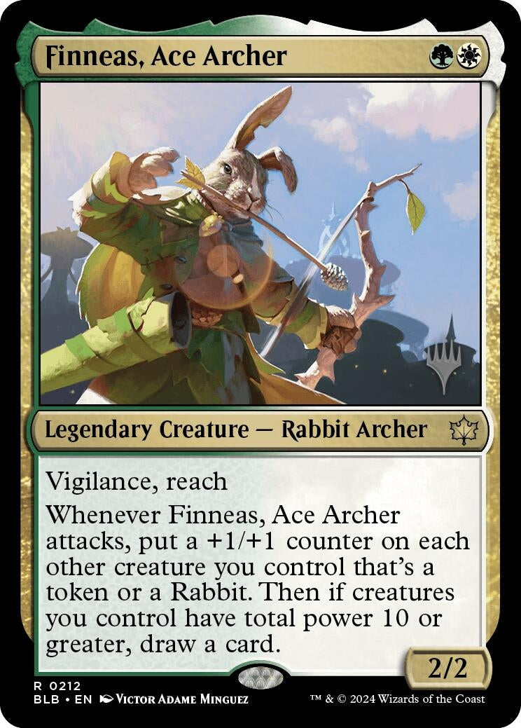 Image for Finneas, Ace Archer (Promo Pack: Bloomburrow) (212) - Magic: The Gathering