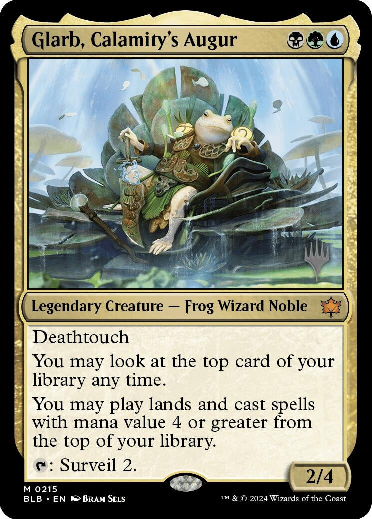 Image for Glarb, Calamity's Augur (Promo Pack: Bloomburrow) (215) - Magic: The Gathering