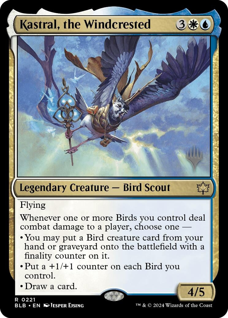 Image for Kastral, the Windcrested (Promo Pack: Bloomburrow) (221) - Magic: The Gathering