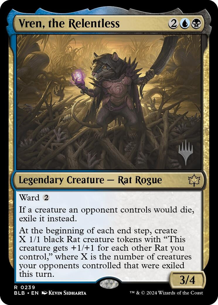 Image for Vren, the Relentless (Promo Pack: Bloomburrow) (239) - Magic: The Gathering