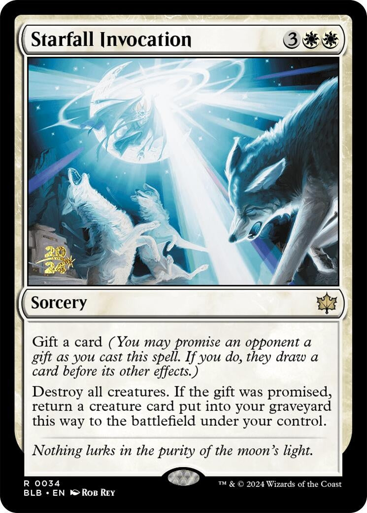 Image for Starfall Invocation (Prerelease Cards) (34) - Magic: The Gathering
