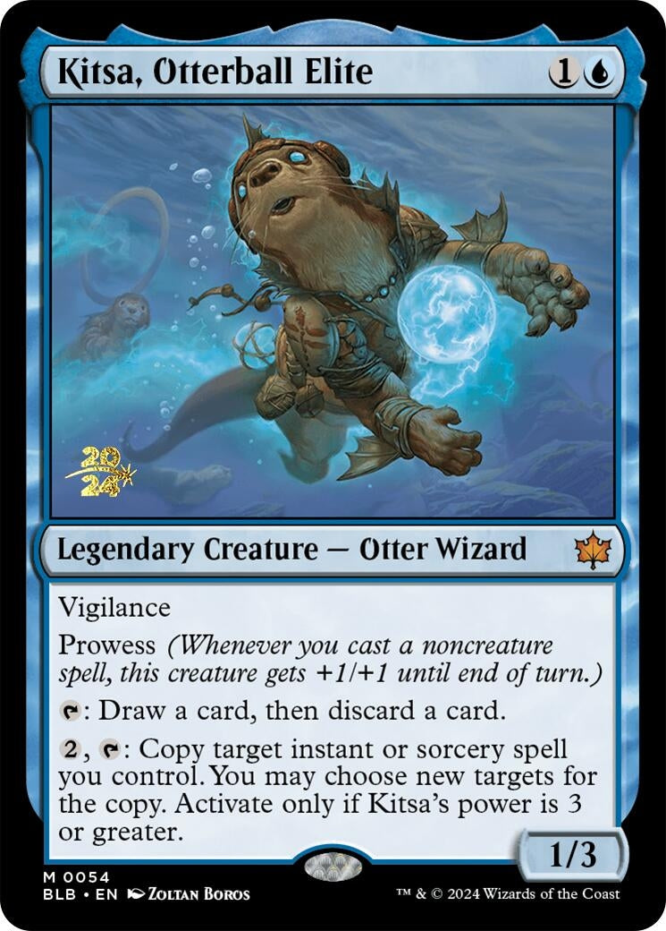 Image for Kitsa, Otterball Elite (Prerelease Cards) (54) - Magic: The Gathering