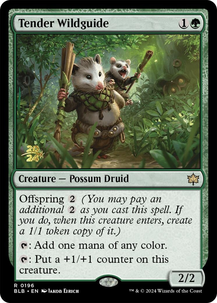 Image for Tender Wildguide (Prerelease Cards) (196) - Magic: The Gathering